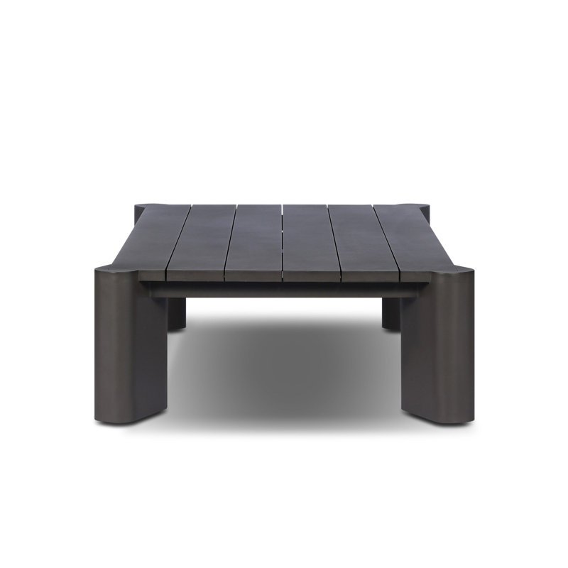 Soho Outdoor Metal Coffee Table-Bronze