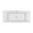 71" Streamline Freestanding Soaking Acrylic Bathtub With Drain and Bamboo Tray-74035729