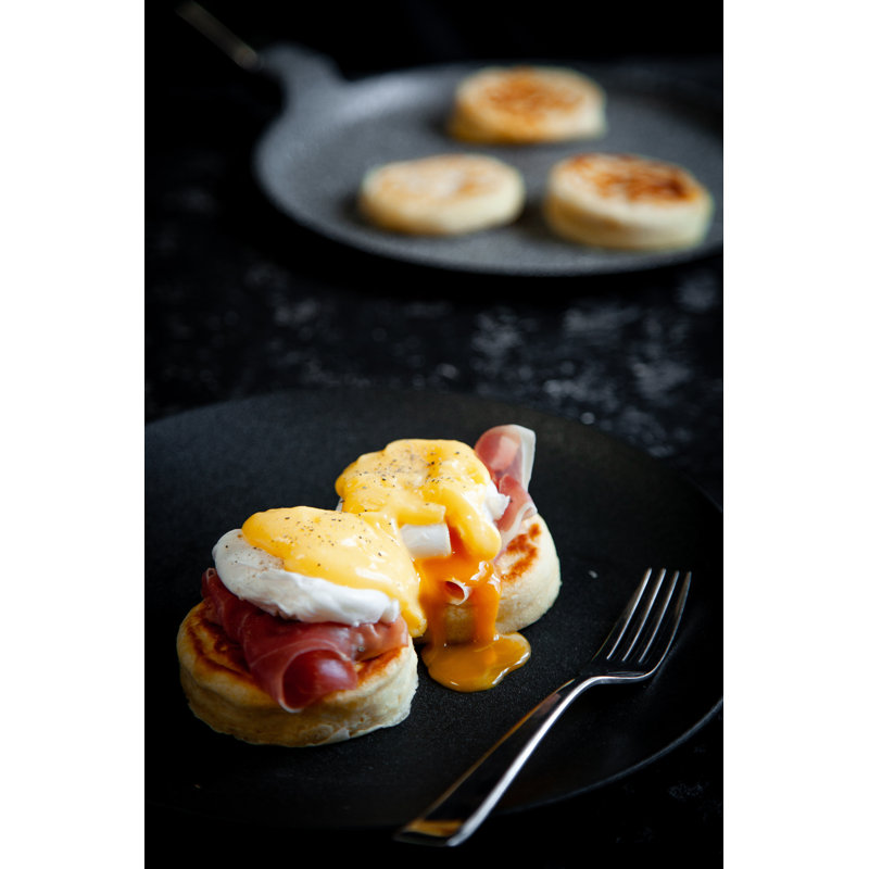 MasterClass Cast Aluminium 28cm Crepe Pan for Induction Hob