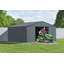 Remise en métal classique, 14 x 12, gris anthracite-85519999