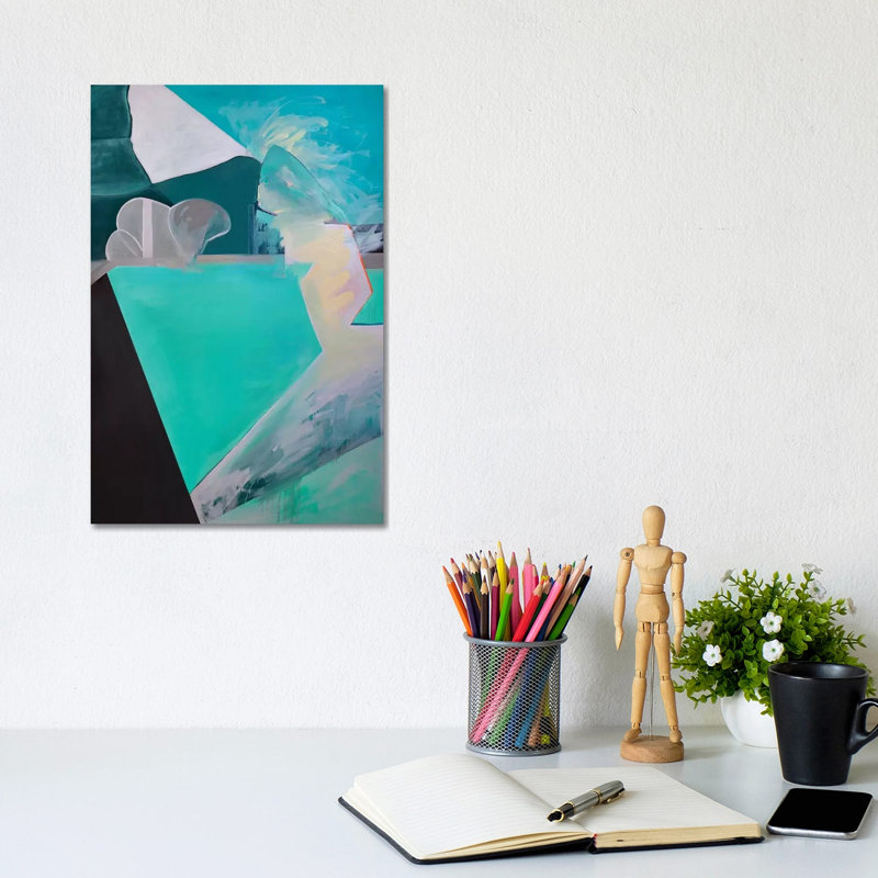 Dive by Pamela Staker - Painting on Canvas, 20.32 cm H x 30.48 cm W, Wrapped Canvas