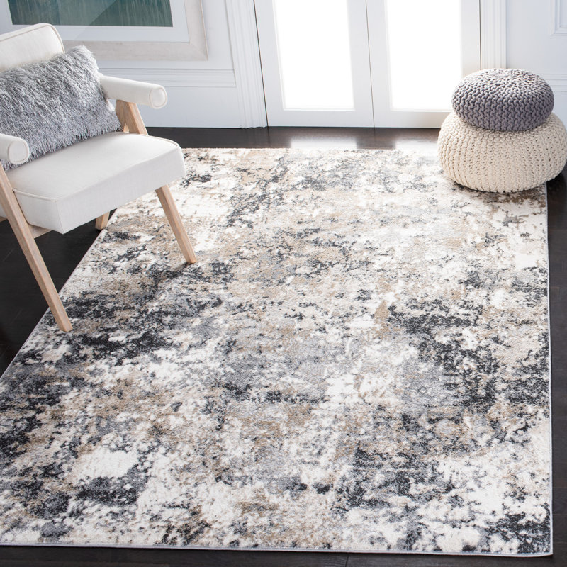 Castanon Performance Abstract Rug, Rectangle 8' x 10'