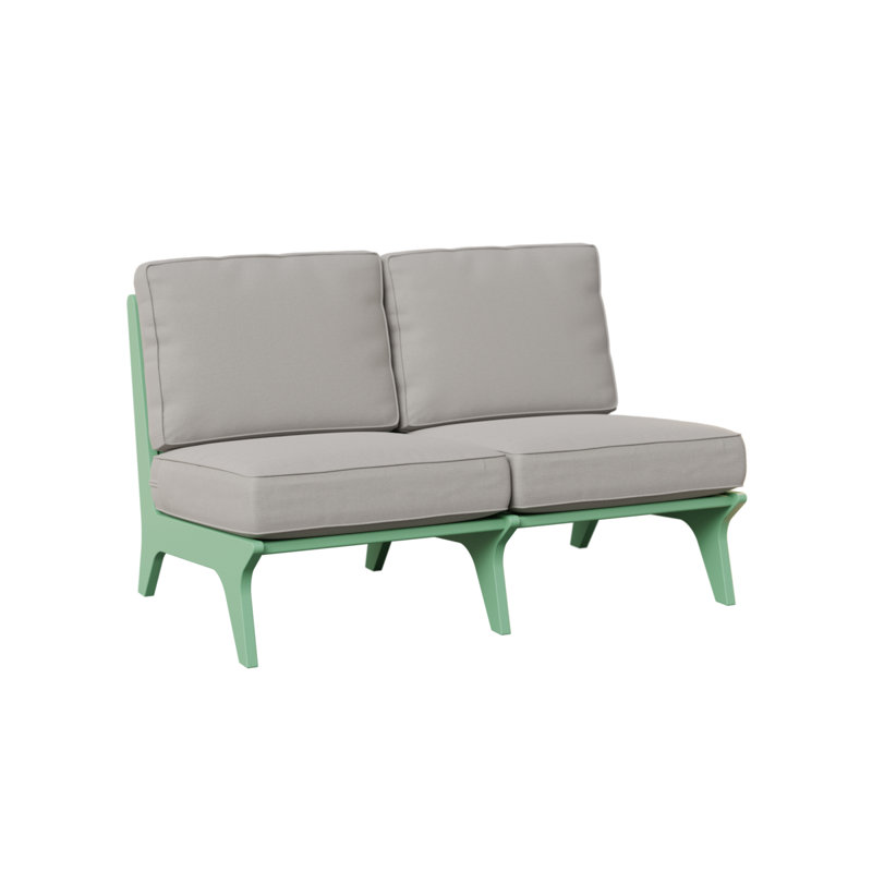 Causeuse et coussins Hartley, Gateway Mist, Mint
