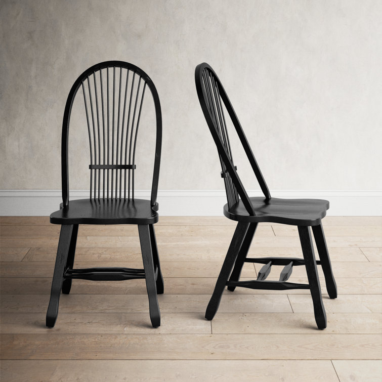 Makira Solid Wood Slat Back Side Chair