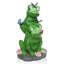 Statue solaire 24 po H avec grenouille et champignon avec lumières DEL