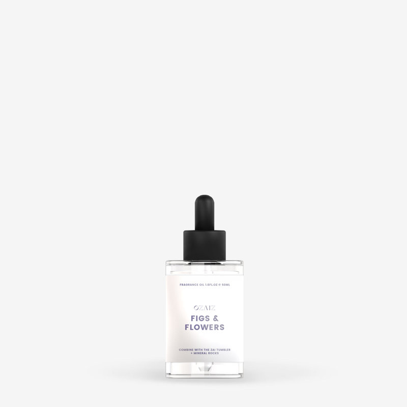 ZAI Lava Rock Diffuser - Fig & Flowers, Clear