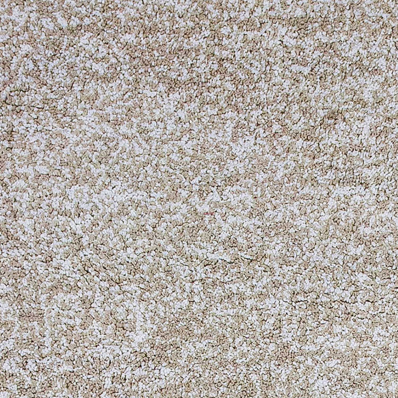Tapis d'intérieur à poil long ivoire Heather, Rond 6 pi