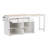 74.5" Rolling Kitchen Island With Extendable Dining Table, 2 Drawers, Spice Rack & 4-Door Cabinet, White Kitchen Storage Cart-902576714