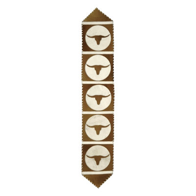 Longhorn Cowhide Table Runner