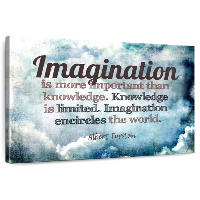 Tergel Albert Einstein's Quote, 30" H x 45" W