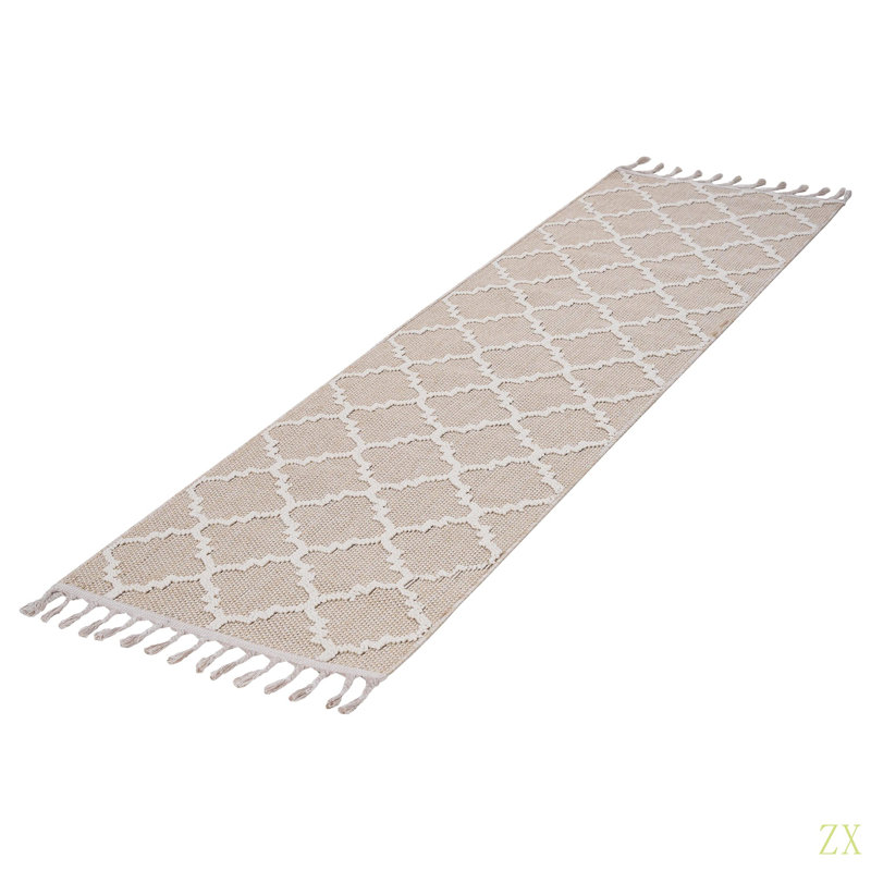 Collection 2X8 /Trellis Indoor/Outdoor Area Rug, Runner 2'2" x 8'