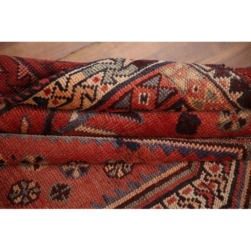 Tapis traditionnel rétro en laine 4 x 8