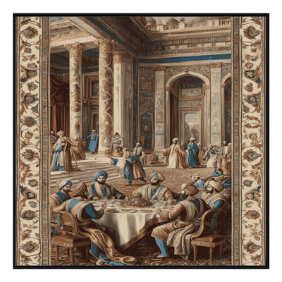 Tapis brun lavable à la machine