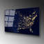 Superbe peinture murale en verre trempé 27,6 po x 39,4 po | 100% verre trempé, épaisseur: 0,16 pouce | Décoration élégante pour le salon ou le bureau, durable et facile à nettoyer, idée de cadeau parfaite
