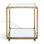 Florabella Glass End Table