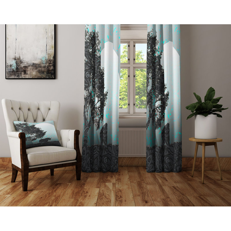 Rideau simple 2 pièces, L 20 po x L 52 po