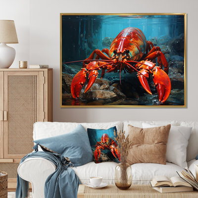 " Red Lobster Under Warter "