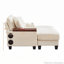 Canapé avec accoudoirs de rangement Fluffy-129595817