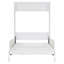 Lit escamotable double pleine grandeur avec coussin confortable, conception compacte et compacte pour une vie moderne
