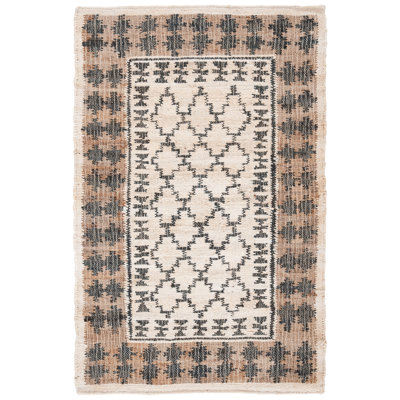 Juraj Flat Weave Jute Southwestern Rug