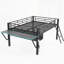 Lit mezzanine avec bureau Gaming, DEL