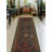 One-of-a-Kind 3'6" x 10'2" 1980s Runner Wool Area Rug in Green and Navy