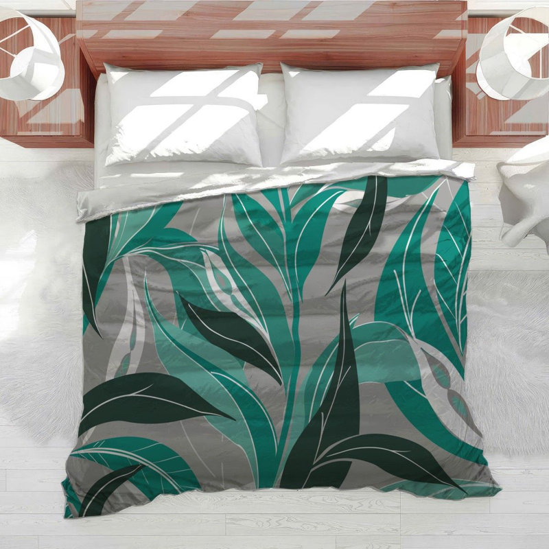 Wavy Elements Bedding Cool Pattern Duvet Cover Fluid, Queen Duvet Cover