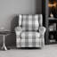 Fauteuil inclinable et oscillant moderne SereneMotion avec rangement pratique pour accoudoirs - Tissu de qualité supérieure et confort profilé