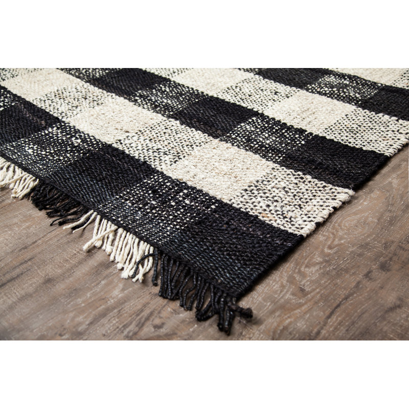 Zinia Flatweave Plaid Indoor Rug, Rectangle 5' x 7'