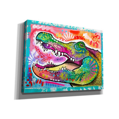 «Alligator 3» par Dean Russo, estampe numérique sur toile