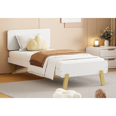 Atlantic 3ft White Catalie Bed