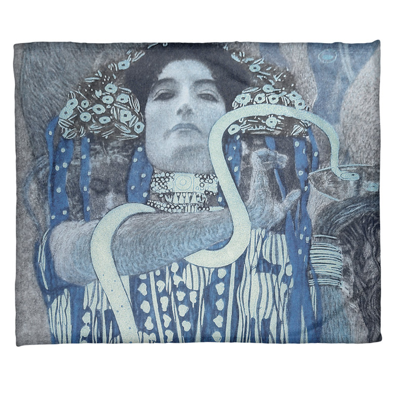  Jeté en molleton Hygeia, Bleu