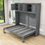 Lit escamotable en bois avec armoires Ludgero-600238134-600238131