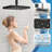 Shower Systems with 14"Rain Shower and High Pressure Handheld Spray, Celling Mount, Rough in-Valve-84695081