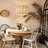 1-Light Geometric Pendant Lights Beige-677043666