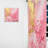 Pink and Gold Emerging Energies III - Modern Velvet Curtain - Room Darkening - 1 panel-107826650