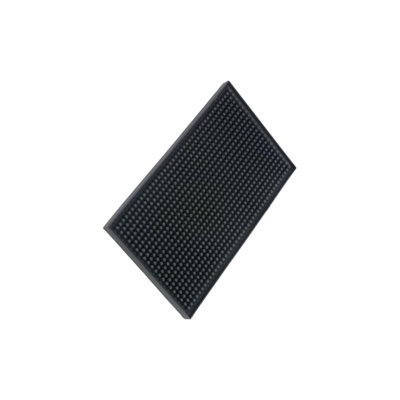 Petit tapis de bar noir pour bar 6 po x 12 po