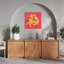 Art mural oiseau et lys-129007867