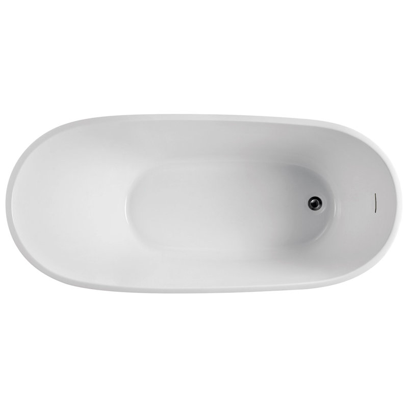 Lavello 67'' x 28.8'' Soaking Acrylic Bathtub