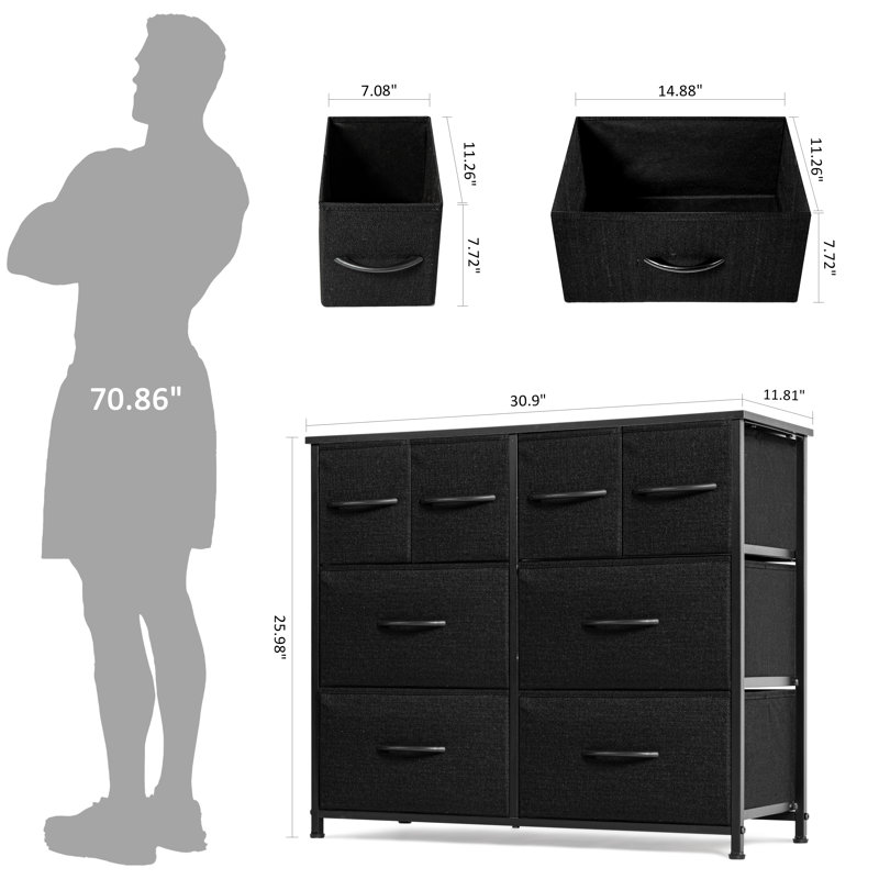 Commode 8 tiroirs Norco