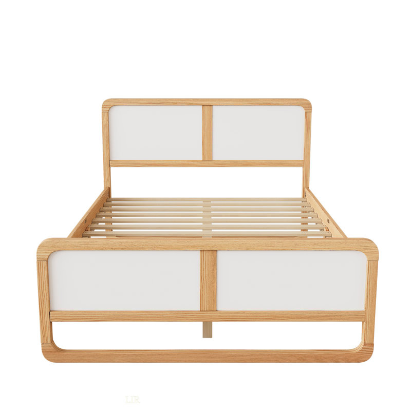 Modern Style Solid Wood Platform Bed For Kids, Teens, Adults, No Need Box Spring, Full