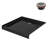 Streamline 36 in. x 36 in. Alcove Acrylic Shower Base in Matte Black with Center Drain, Drain Included-118934362