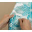  Crackled Glass Shower Curtain