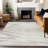  Machine Washable Indoor/Outdoor Chantille ACN876 Black Rug-1746257601