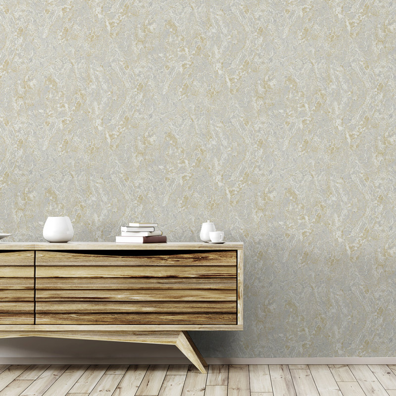 Papier peint Evine, Gris clair