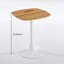 Table de salle à manger 23,62 pouces en chêne moderne pour divers décors et facile à assembler-371401583-371401585