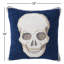 Embroidered Outdoor Throw Pillow
