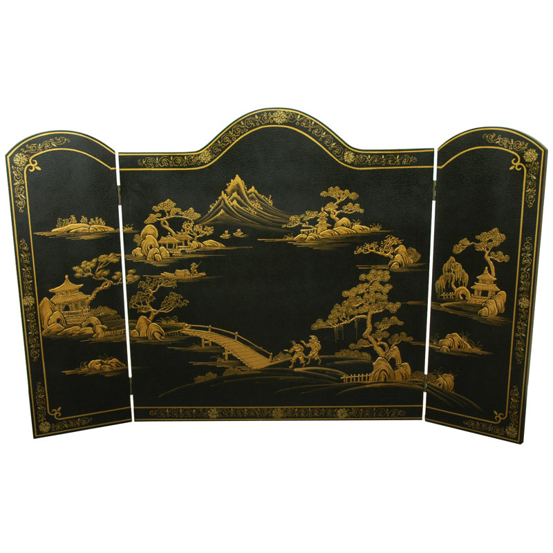 3 Panel Fireplace Screen