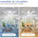 46" 5-blade Low Profile Ceiling Fans With Lights And Remote/App
