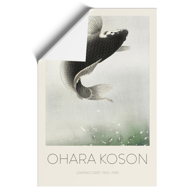 Leaping Carp Fish - No Frame Print